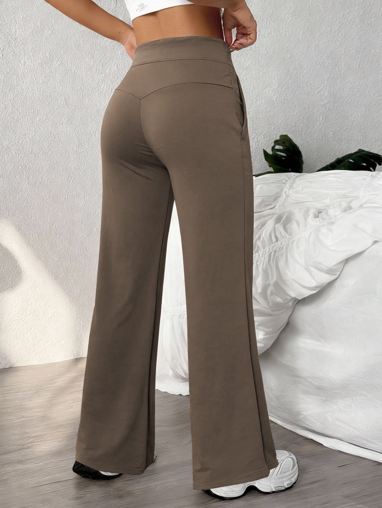 Womens Straight Leg Fitness Pants