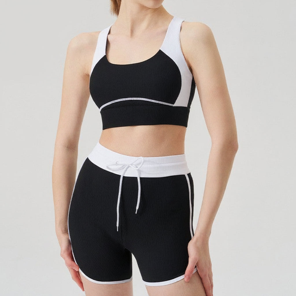 Women's High Waist Yoga Running Sportswear Set