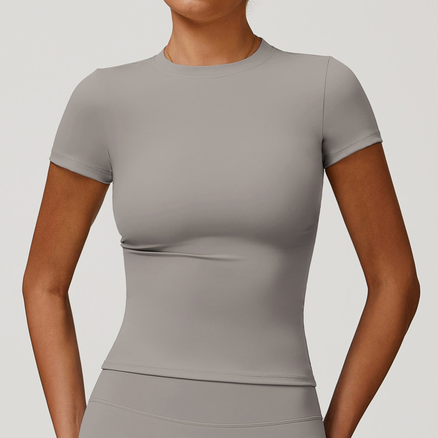 Womens Round Neck Sports Top