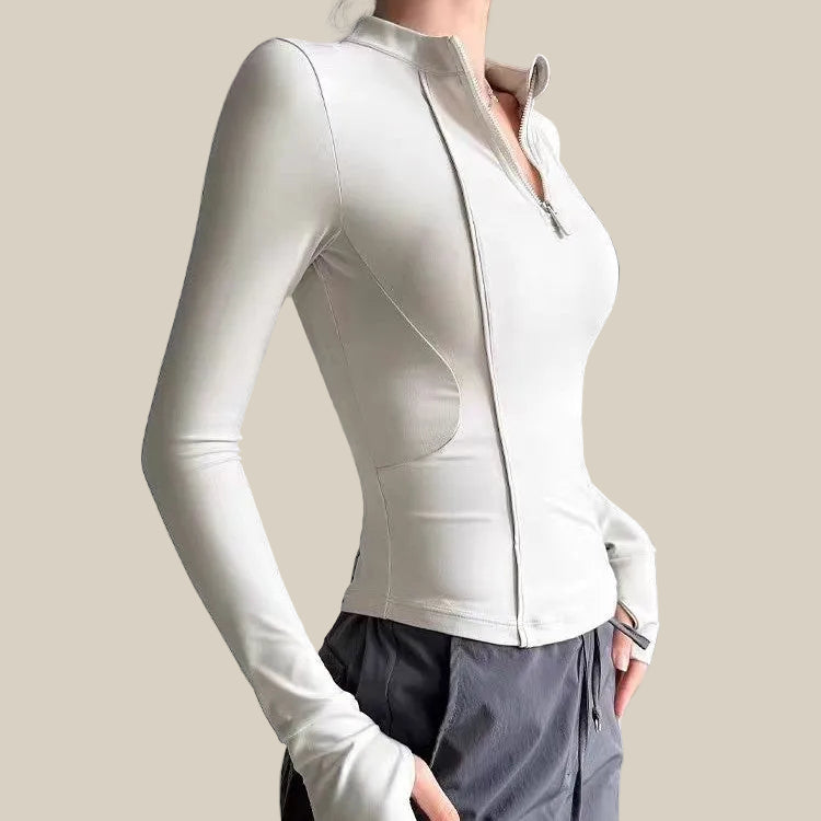 Womens Yoga Fitness Long Sleeve Top