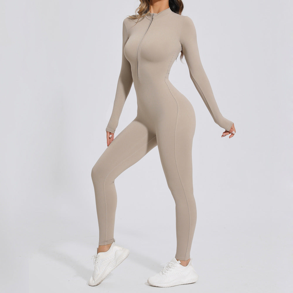 Long Sleeve Yoga One Piece Suit