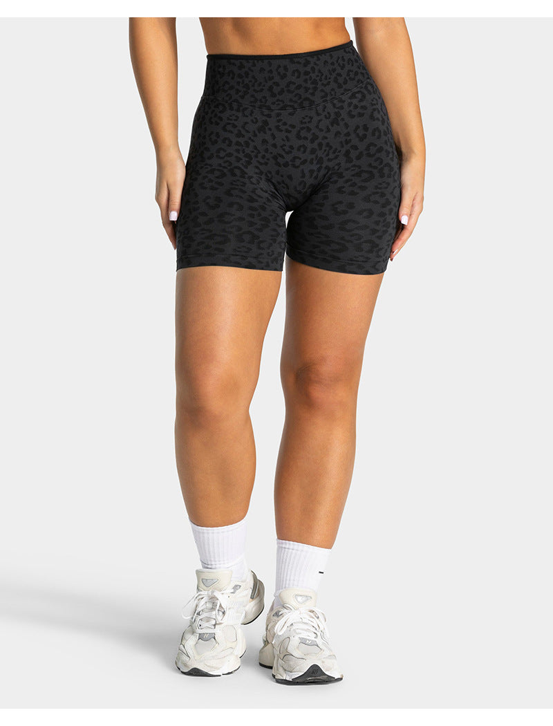High Waist Yoga Shorts with Tummy Control