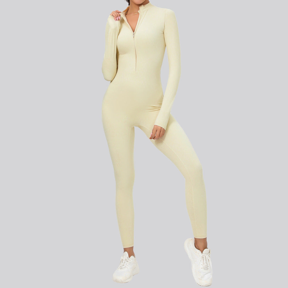 Long Sleeve Yoga One Piece Suit