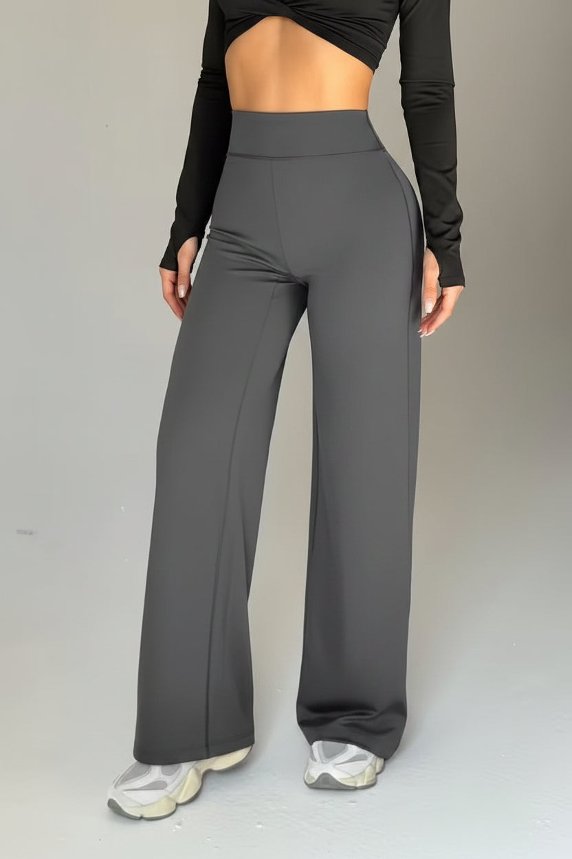 Women's Straight-Leg Yoga Pants with High Waist