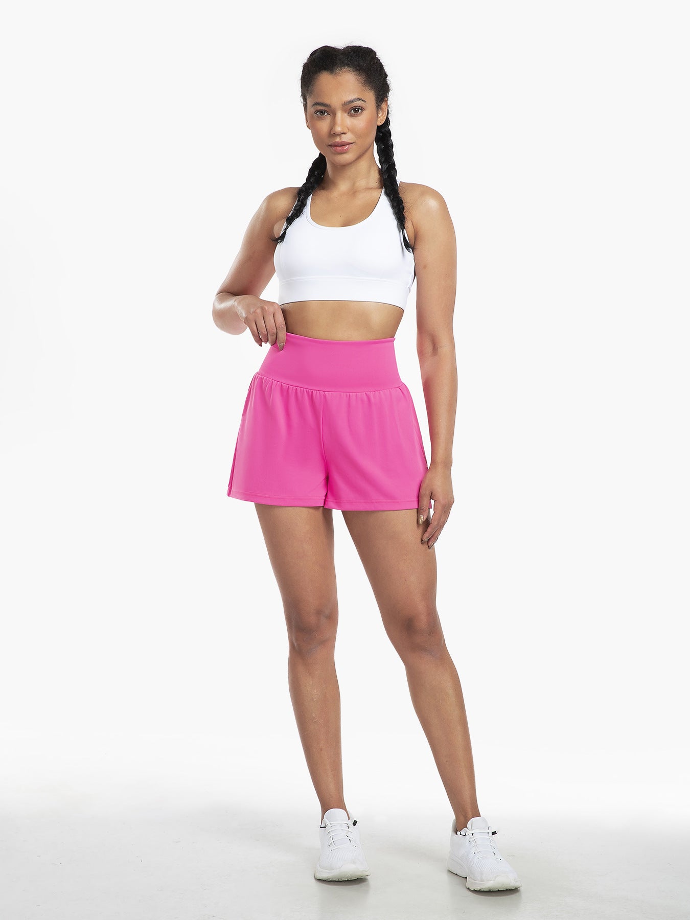High Waist Yoga Fitness Shorts