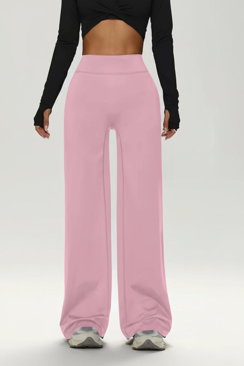 Women's Straight-Leg Yoga Pants with High Waist