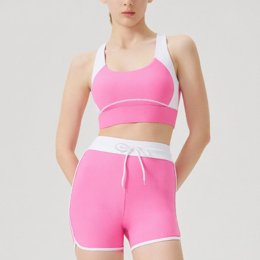 Women's High Waist Yoga Running Sportswear Set