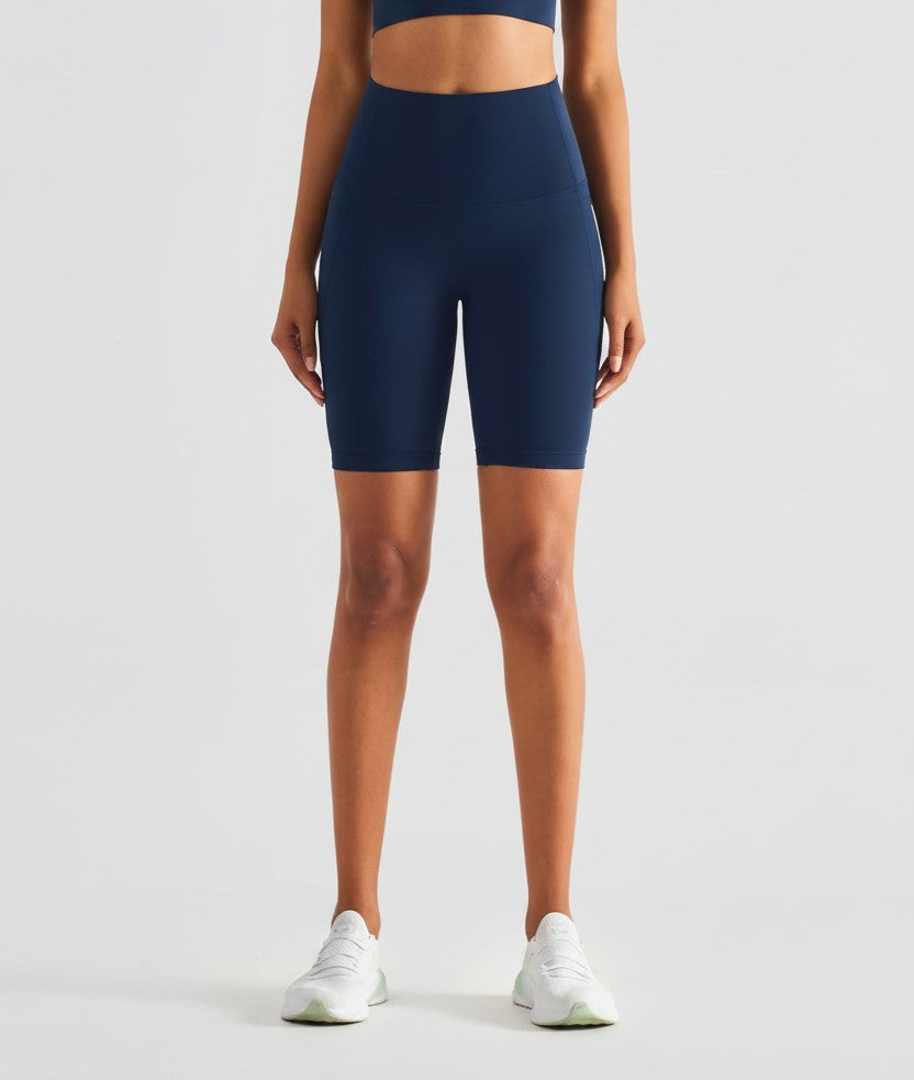 High-Waist Yoga Fitness Shorts