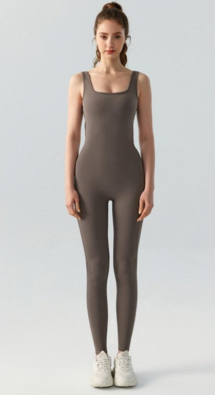 Womens Slim Fit Yoga Bodysuit