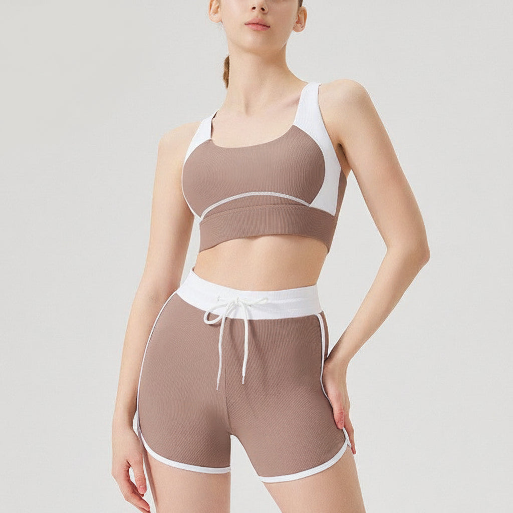 Women's High Waist Yoga Running Sportswear Set