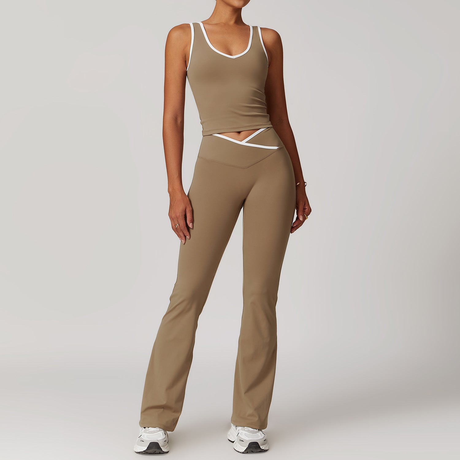 High-Waisted Flared Yoga Sportswear