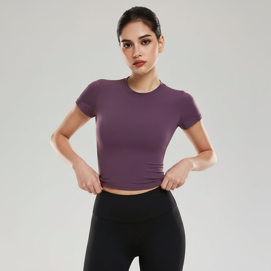 Womens Quick-Dry Fitness T-Shirt