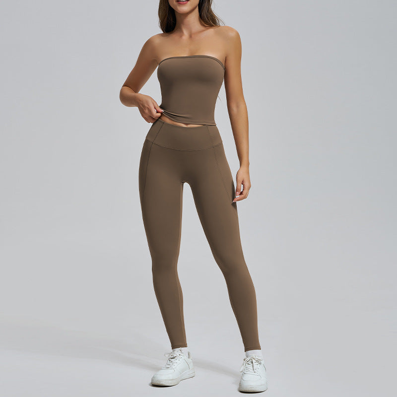 Womens Quick Dry Yoga Fitness Set