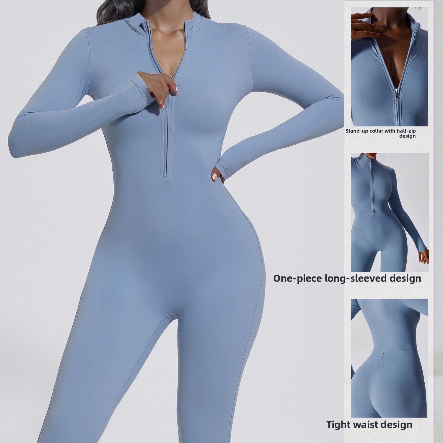 Long Sleeve Yoga One Piece Suit