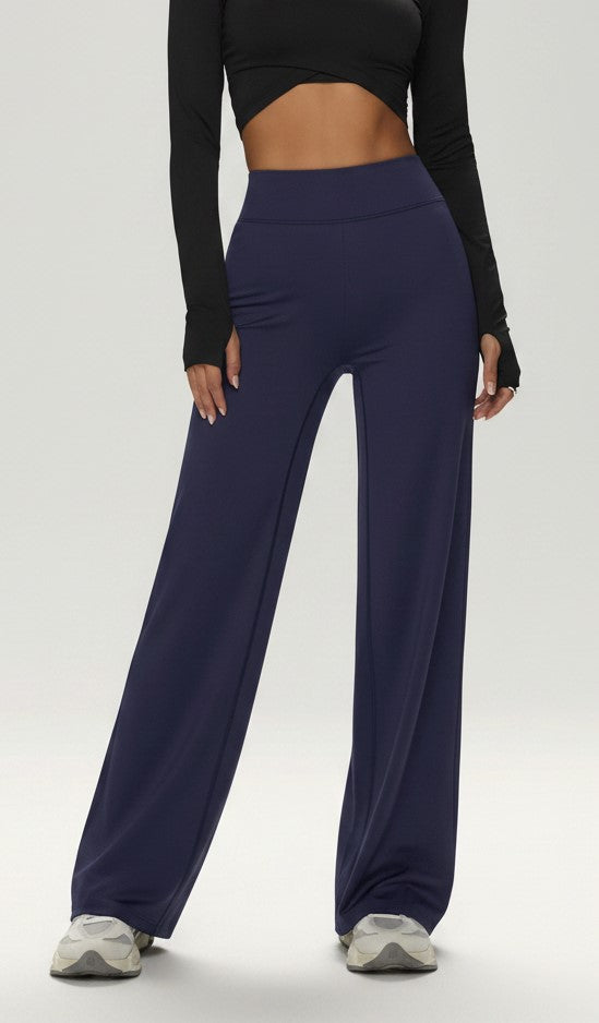 Women's Straight-Leg Yoga Pants with High Waist