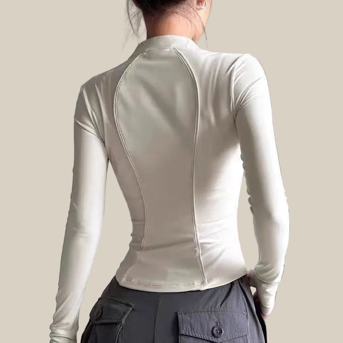 Womens Yoga Fitness Long Sleeve Top