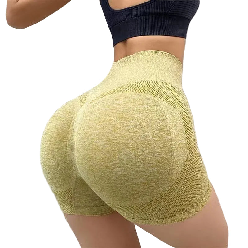 High Waist Seamless Yoga Shorts