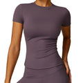 Womens Round Neck Sports Top