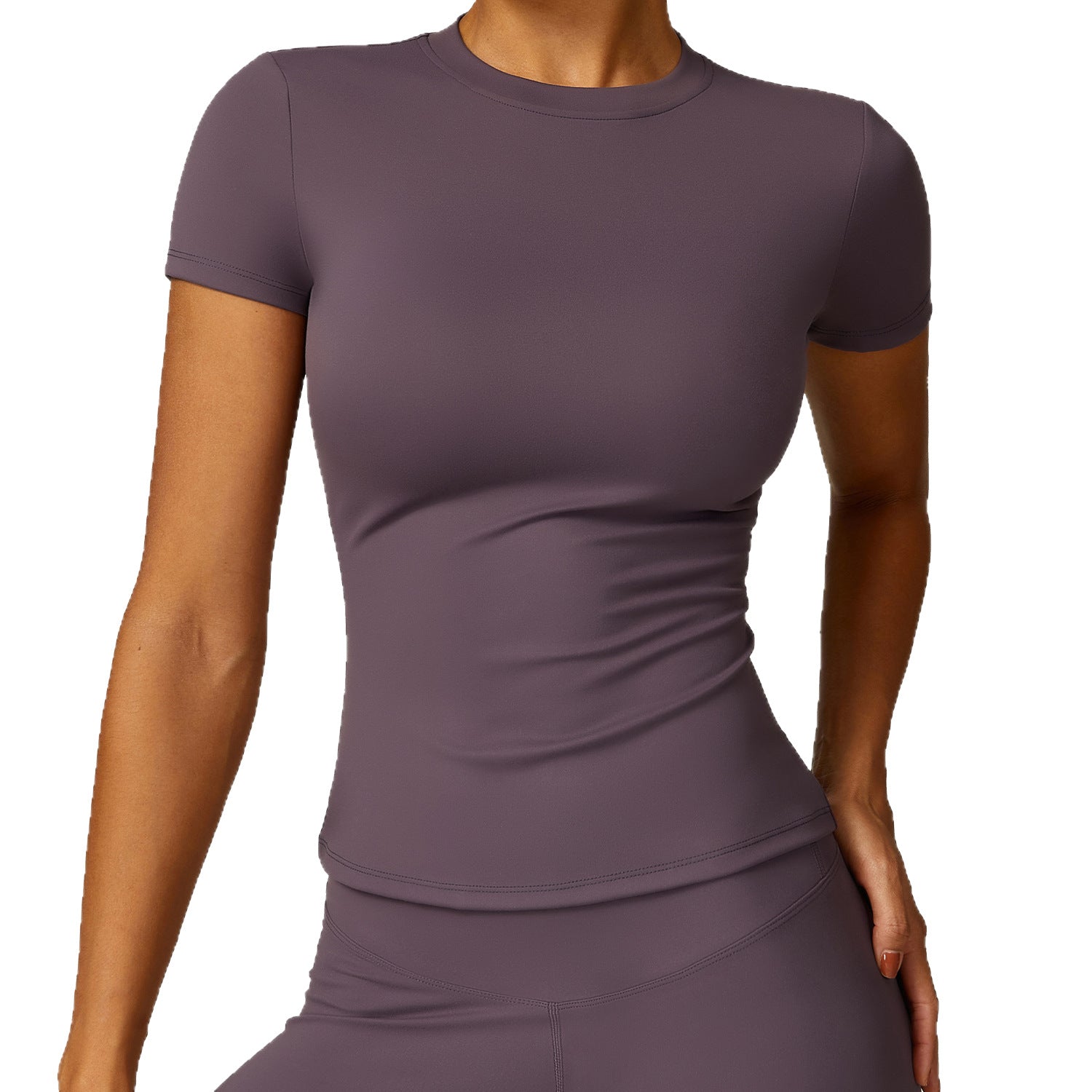 Womens Round Neck Sports Top