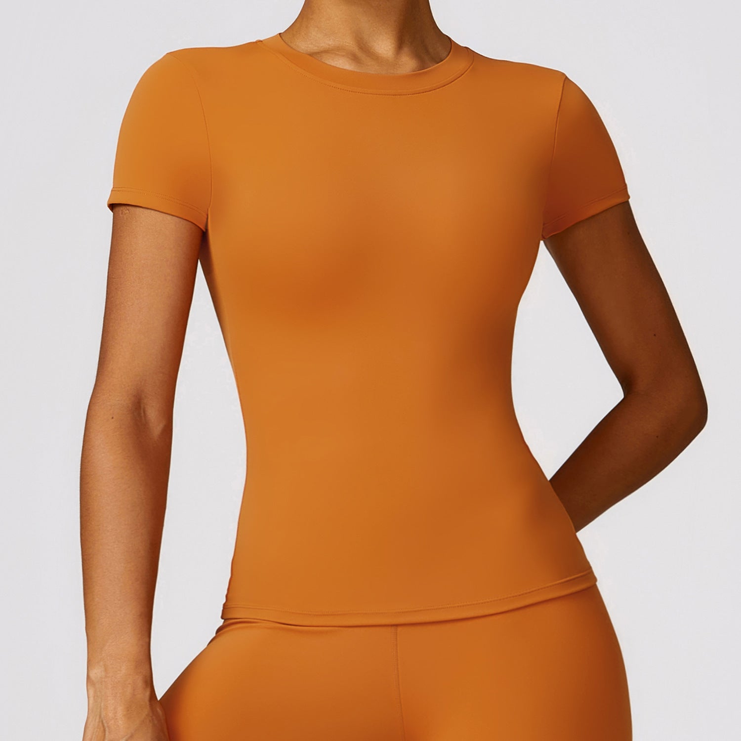 Womens Round Neck Sports Top