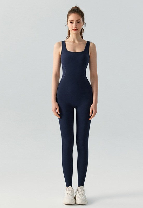 Womens Slim Fit Yoga Bodysuit