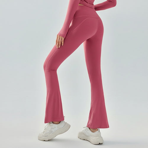 High Waist Flared Yoga Pants