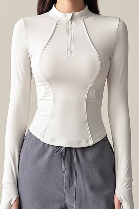 Womens Yoga Fitness Long Sleeve Top