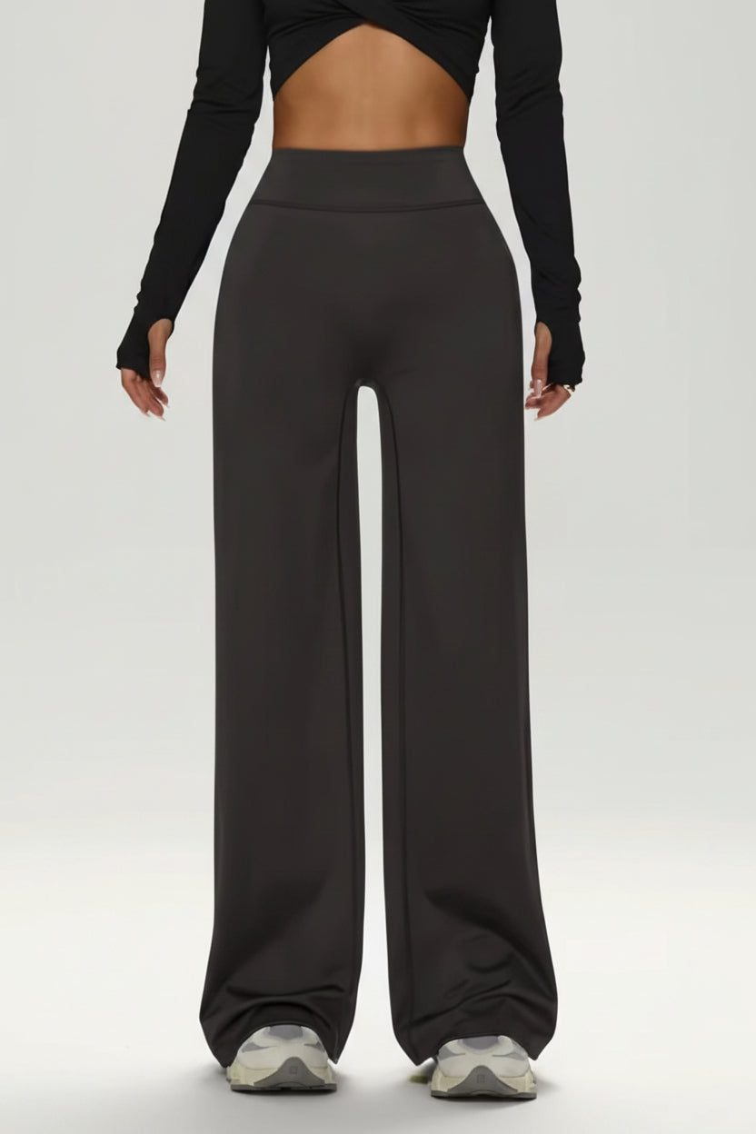 Women's Straight-Leg Yoga Pants with High Waist