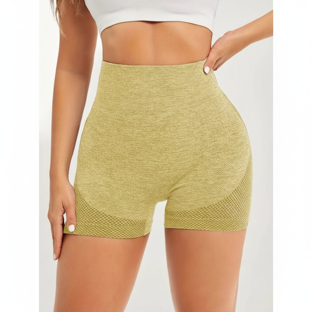 High Waist Seamless Yoga Shorts