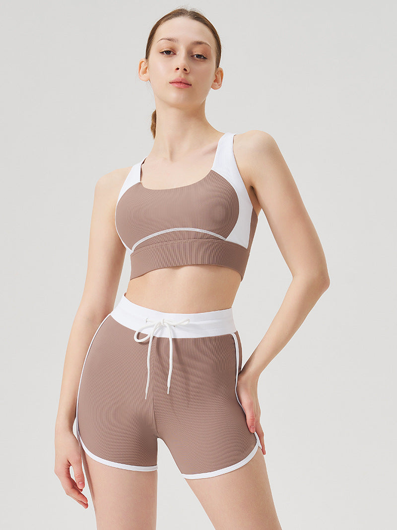 Women's High Waist Yoga Running Sportswear Set