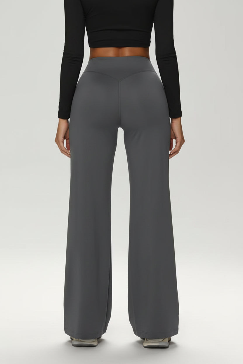 Women's Straight-Leg Yoga Pants with High Waist
