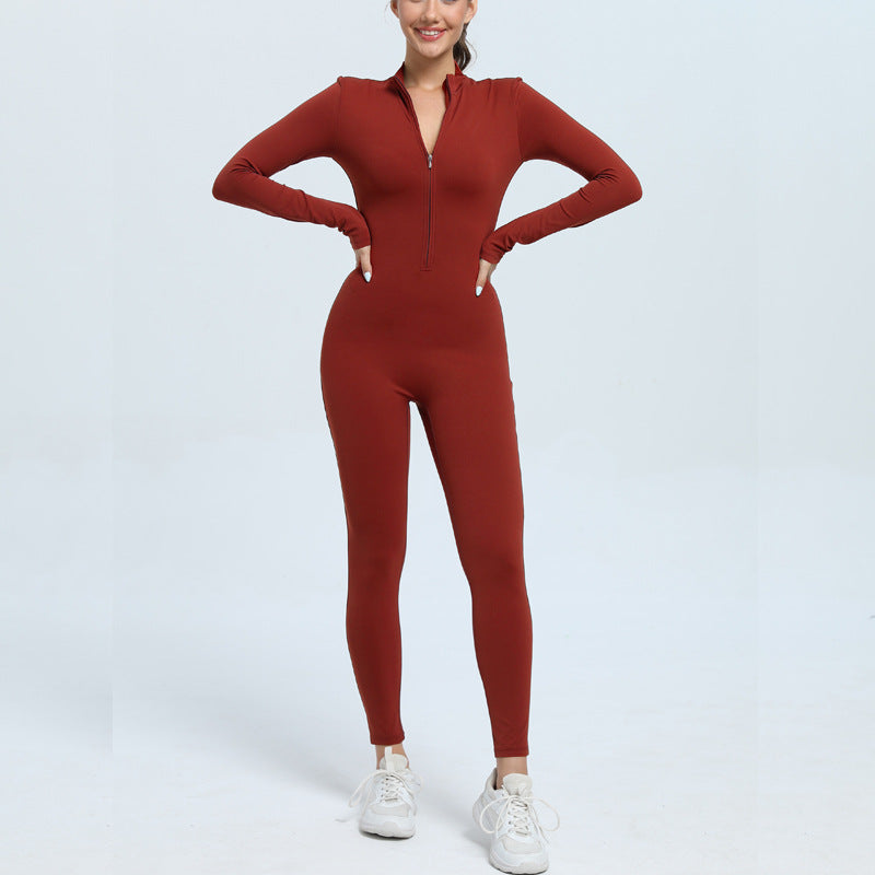 Long Sleeve Yoga One Piece Suit