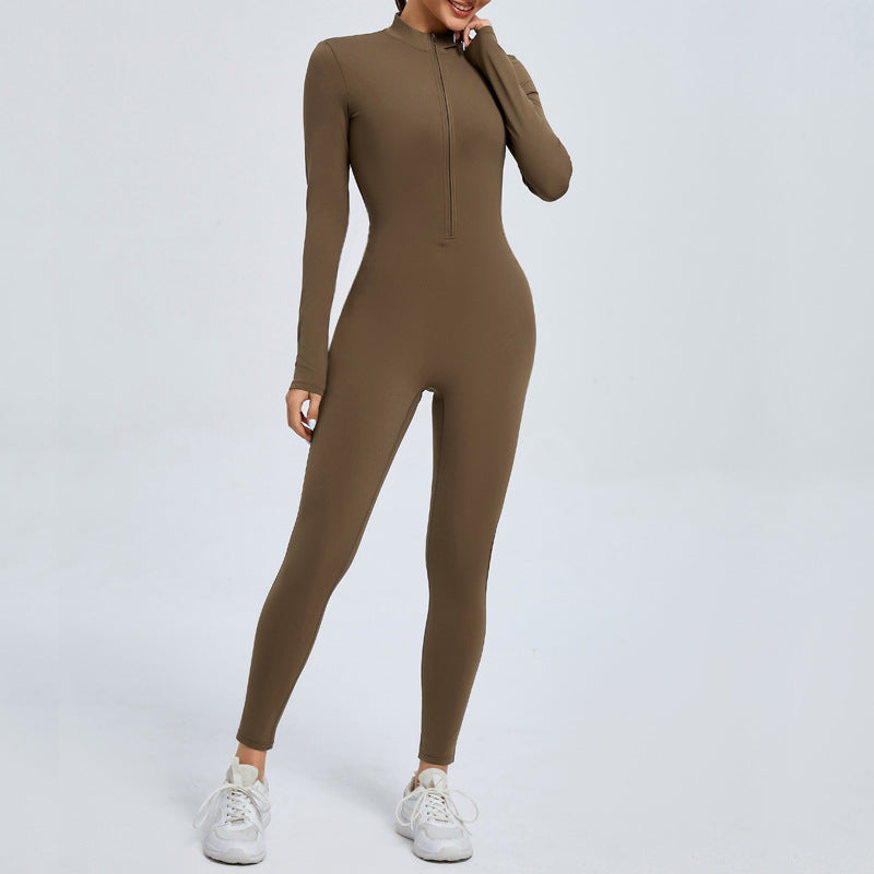 Long Sleeve Yoga One Piece Suit