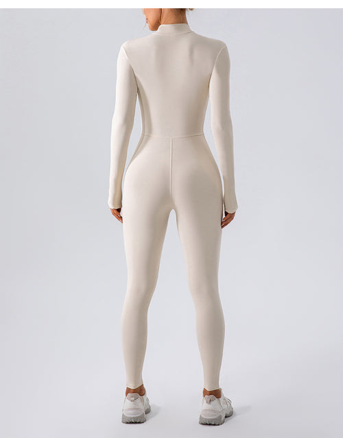 Fleece Lined Yoga Fitness Jumpsuit