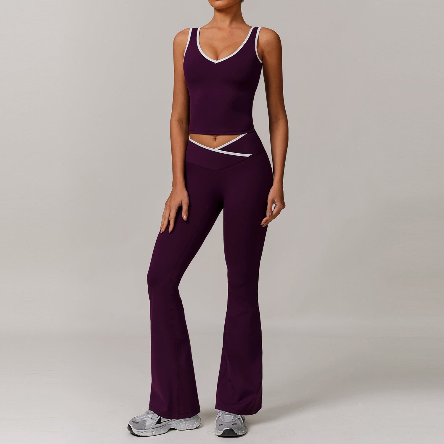 High-Waisted Flared Yoga Sportswear