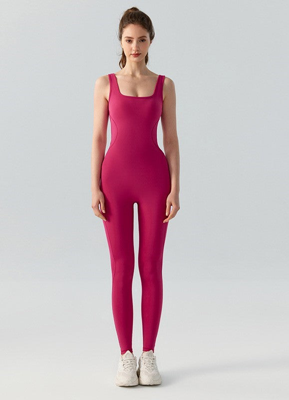 Womens Slim Fit Yoga Bodysuit