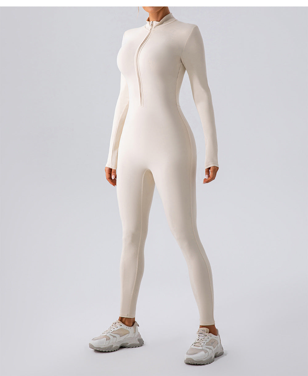 Fleece Lined Yoga Fitness Jumpsuit