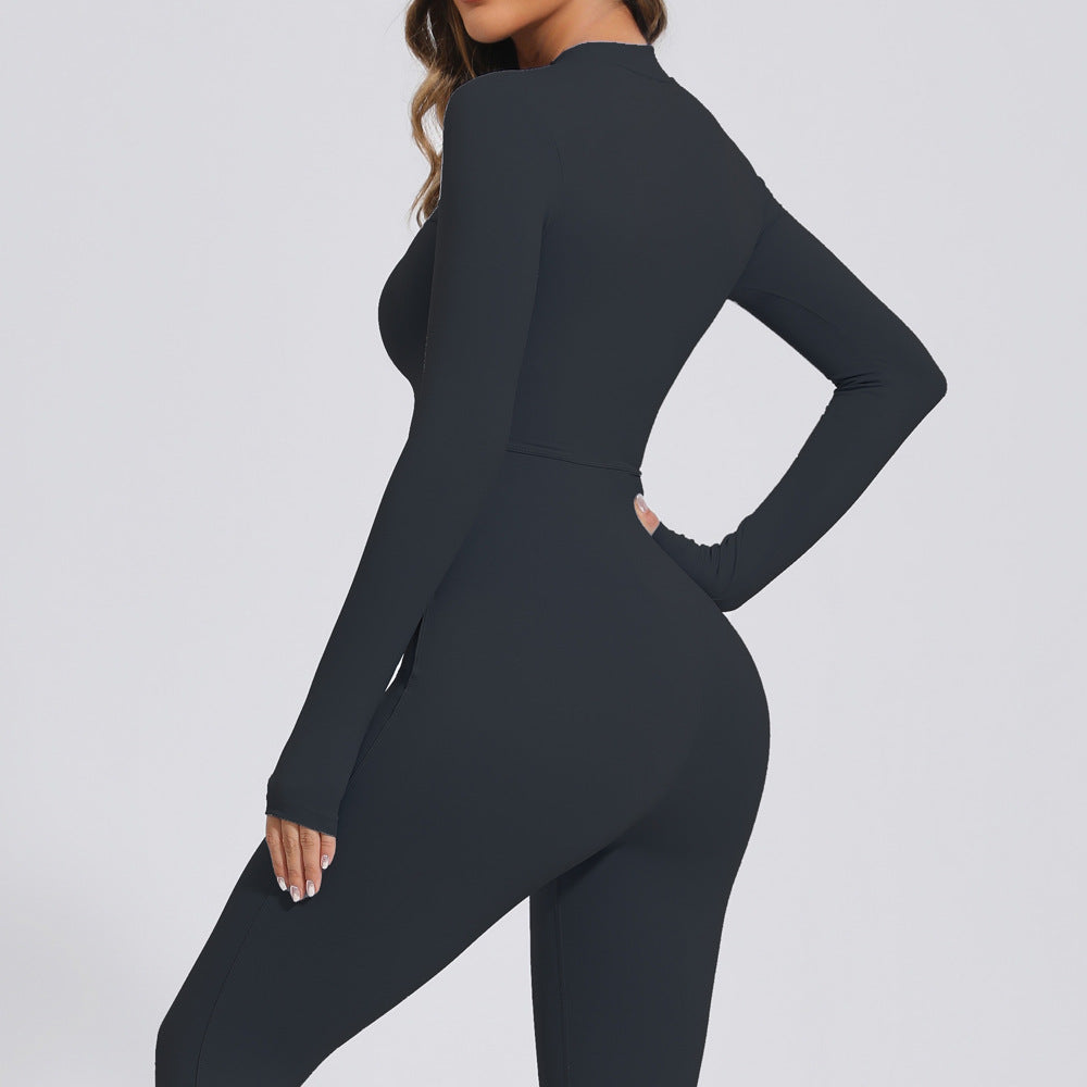 Long Sleeve Yoga One Piece Suit