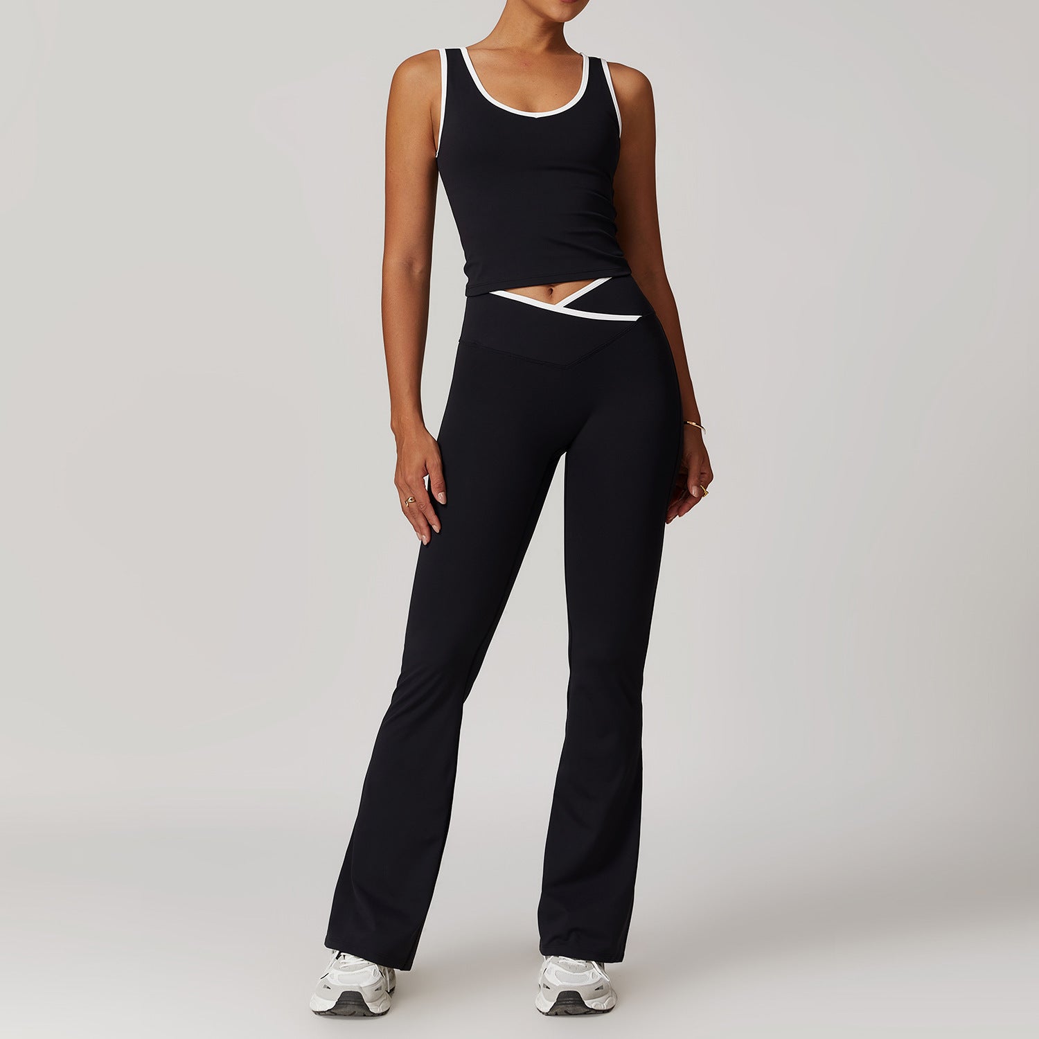 High-Waisted Flared Yoga Sportswear