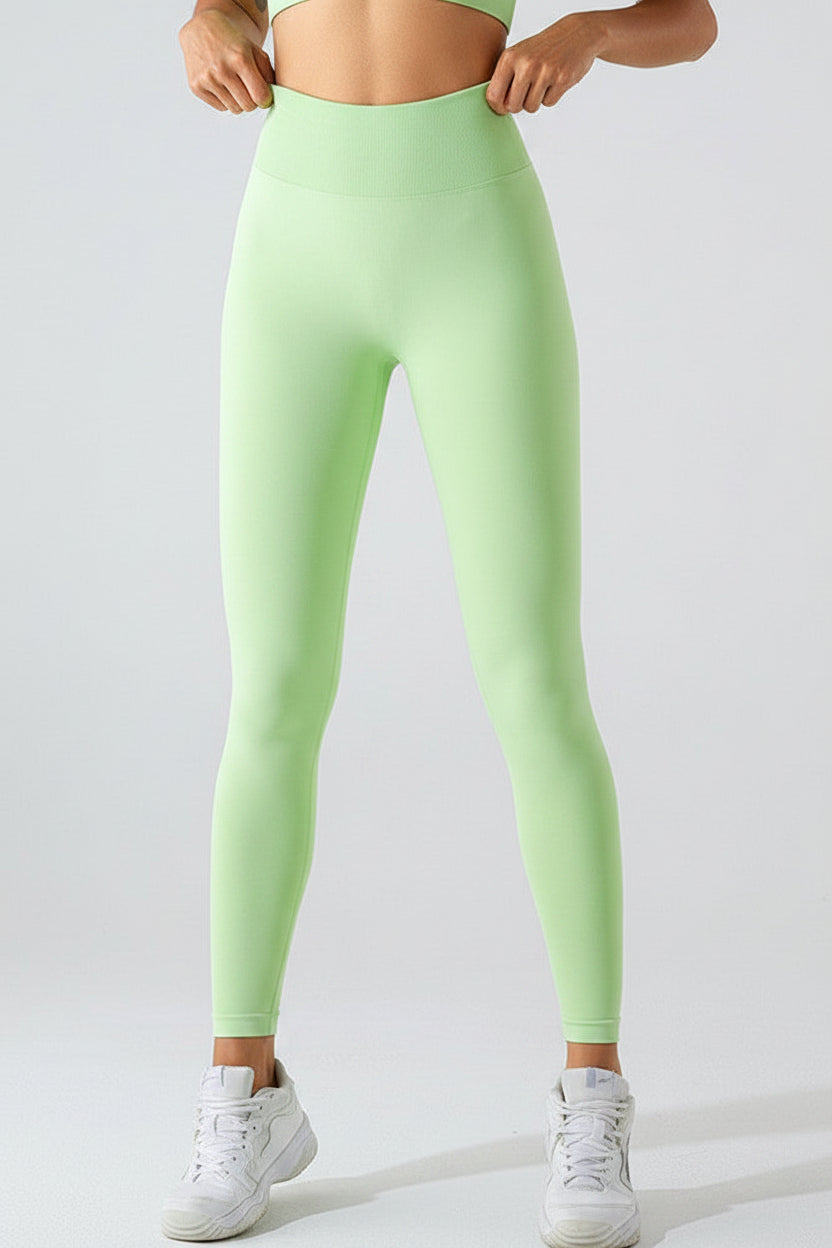 Seamless High-Waisted Yoga Running Pants