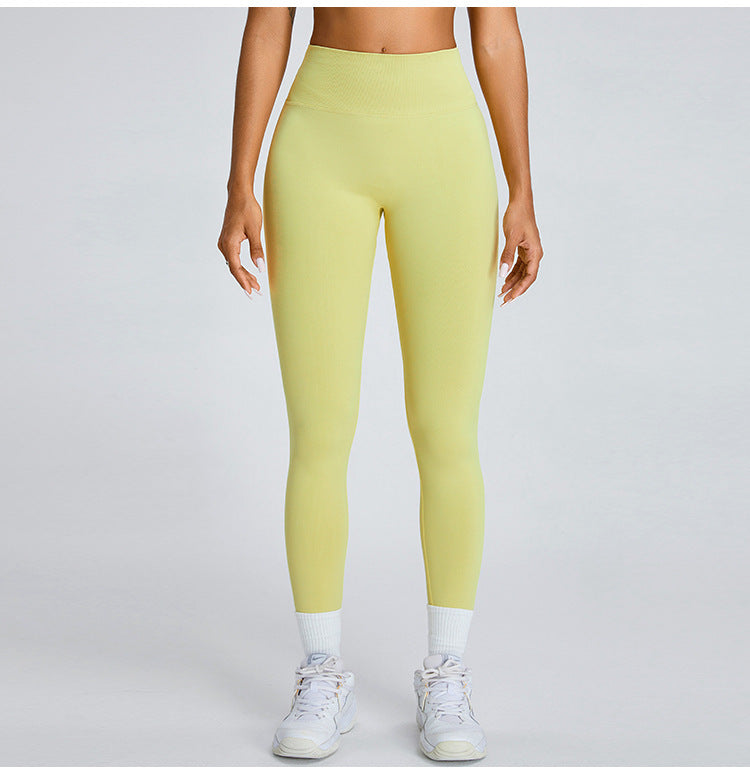 Seamless High-Waisted Yoga Running Pants