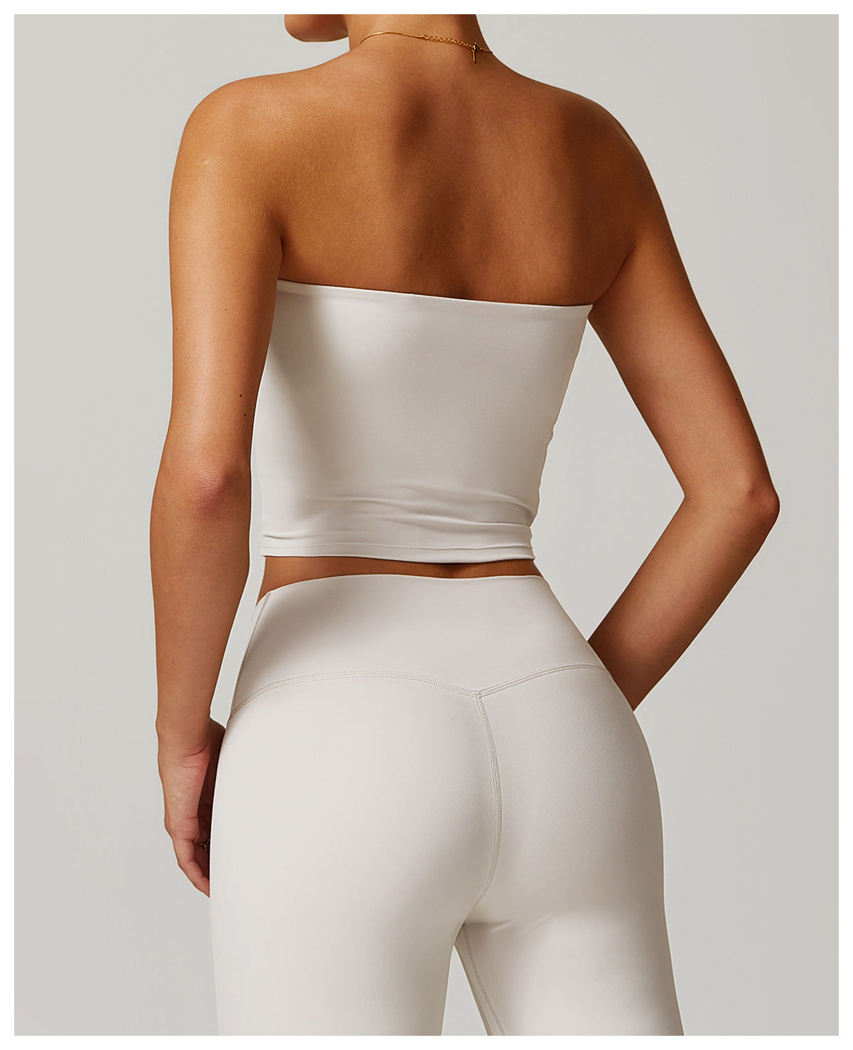 Strapless Sports Bra Yoga Top