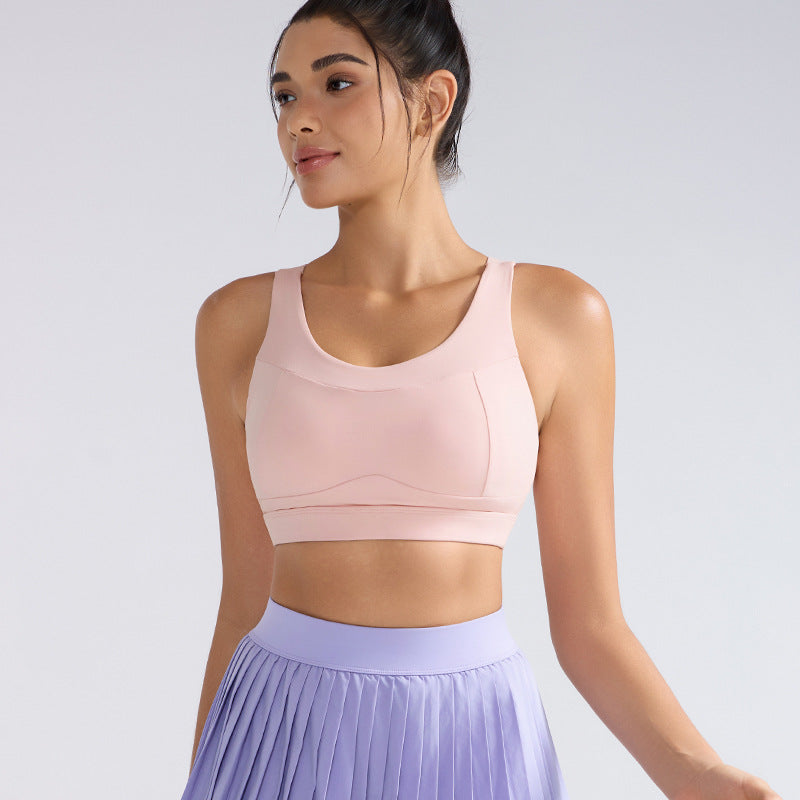 Anti-sag sports bra
