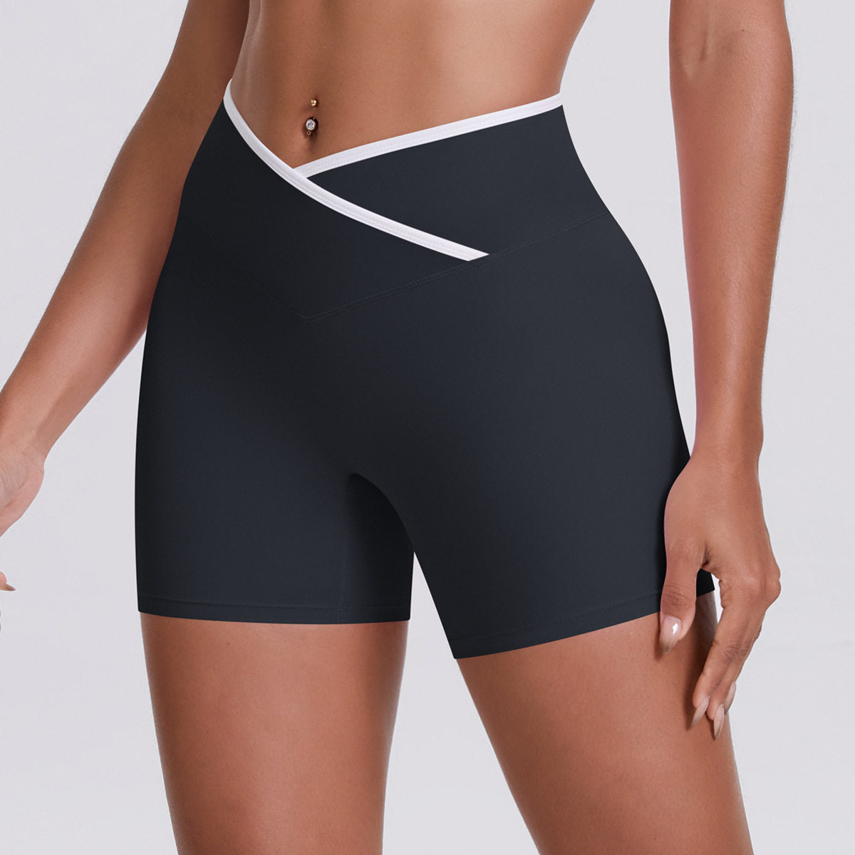 Womens Quick-Dry Yoga Workout Shorts