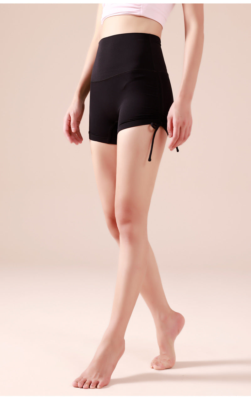 Womens Drawstring Yoga Fitness Shorts